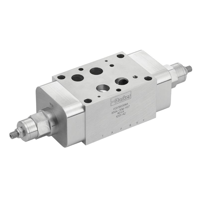 Picture of Parker FD07DD30ND - Throttle Sandwich Valve with Check - FC, FD Series