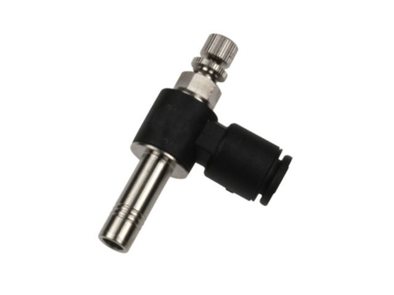 Picture of Parker FCMSP701-4M - Prestolok Plug-In Miniature Banjo Flow Control - Meter Out - FCMSP731