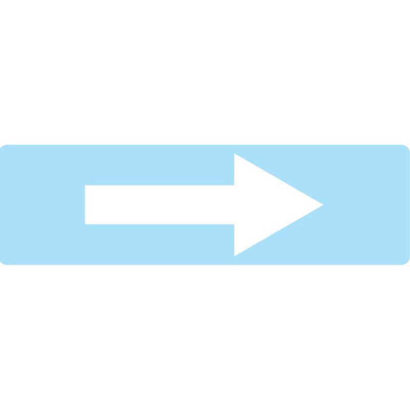 Picture of Parker FL-ARROW-WHT-M - Transair Pipe Stickers