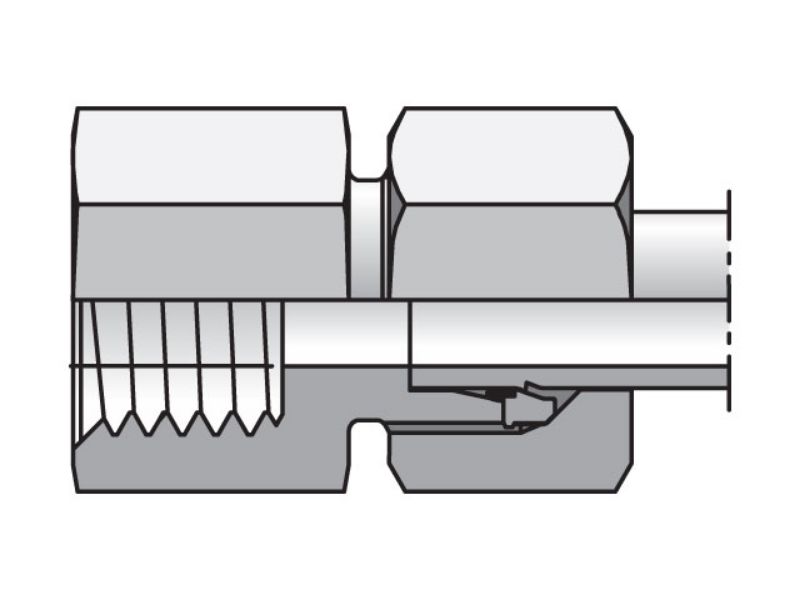 Picture of Parker GAI15LMCF - EO/EO-2 Straight, Female Connector - GAI-M