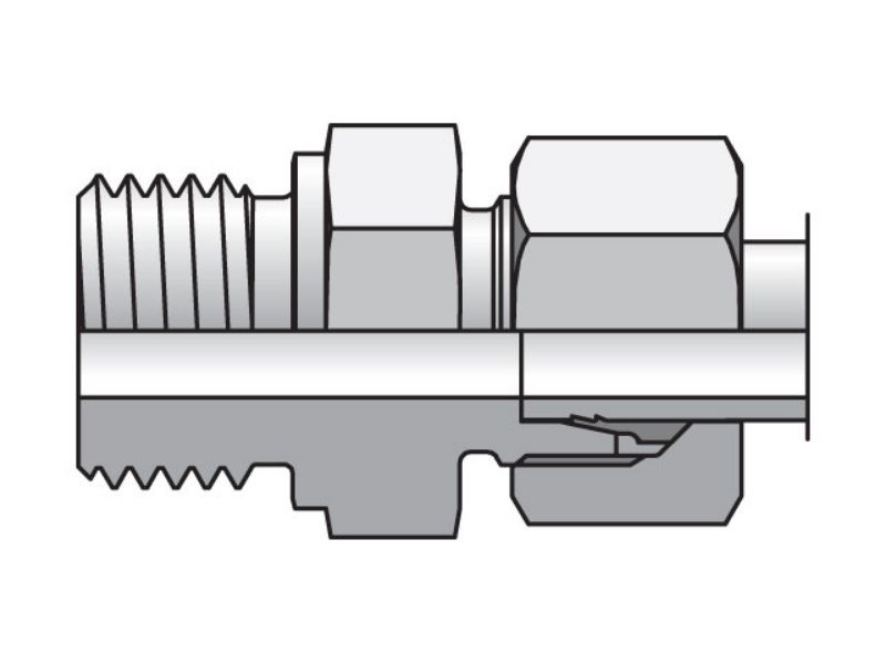 Picture of Parker GE06LLMCF - EO/EO-2 Straight, Male Connector - GE-M