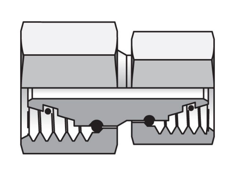 Picture of Parker GZR10L/10SCF - EO/EO-2 Straight Swivel, Reducer Swivel Union - GZR