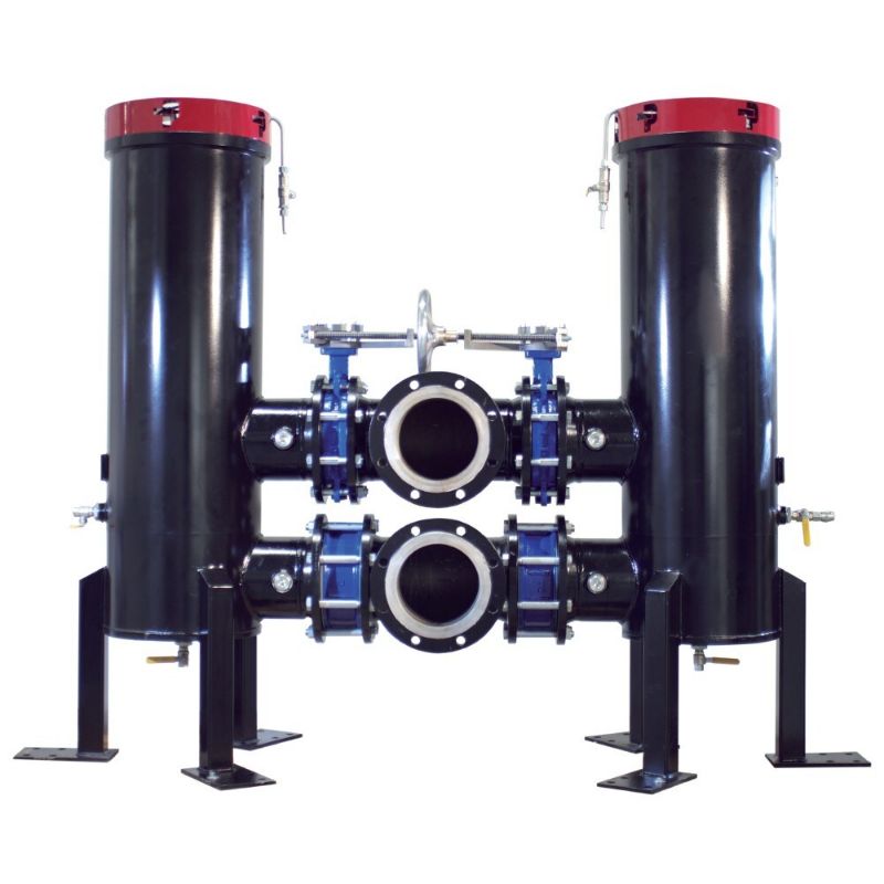 Picture of Parker HFD3310QEBM3KD200U1 - Low Pressure In-Line Single and Duplex Filter - HFS-HFD Series
