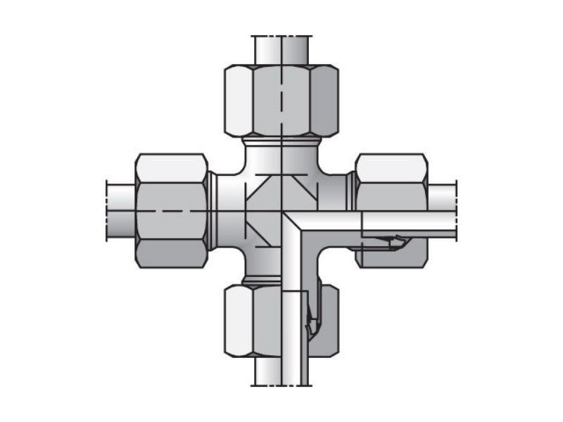 Picture of Parker K10LCF - EO/EO-2 Cross, Union - K