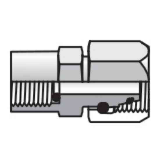 Picture of Parker MAVE08SRCF - In-Line Diagnostic Fittings and Adapters