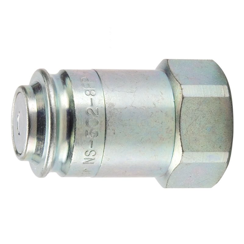 Picture of Parker NS-1002-16FB - Non-Spill, Flat Face, Push to Connect Quick Couplings with Sleeve Lock  - NS Series