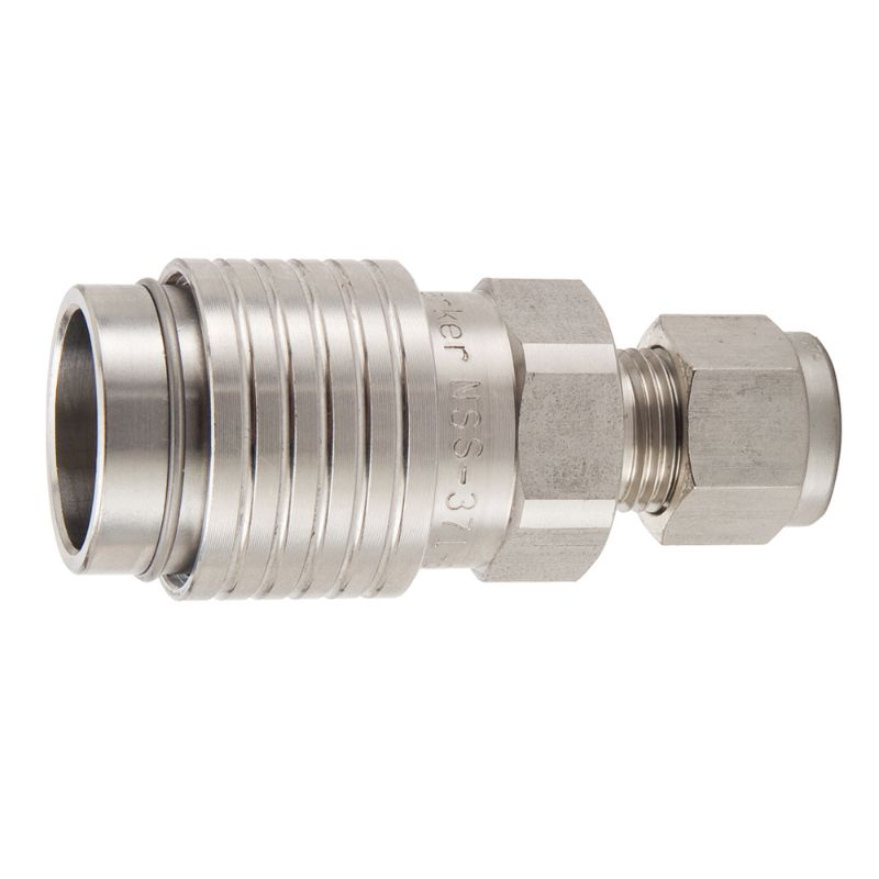 Picture of Parker NSS-371-8MA - High Flow, Liquid Cooling, Flat Face Hydraulic Quick Connect Couplings  - NSS Series