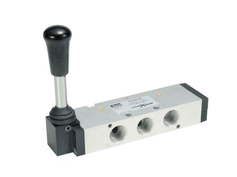 Picture of Parker P2LAX511VS - Viking Xtreme Series Manual/Mechanical Valve - 4-way 2-position Inline Perpendicular Lever