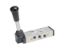 Picture of Parker P2LDX79411 - Viking Xtreme Series Manual/Mechanical Valve - 4-way 3-position Inline Perpendicular Lever