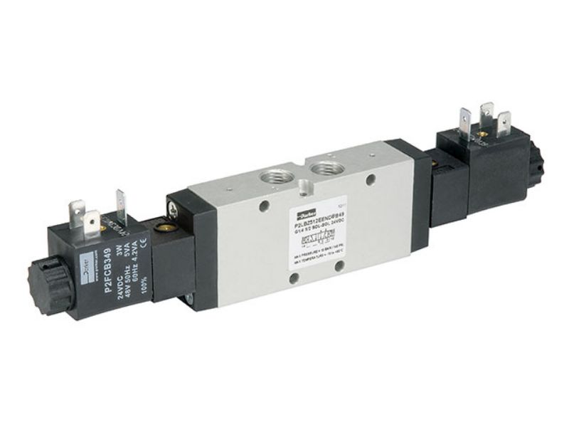 Picture of Parker P2LCZ593EENDBB53 - Viking Lite Series Double Solenoid 4-way 2-position Valve