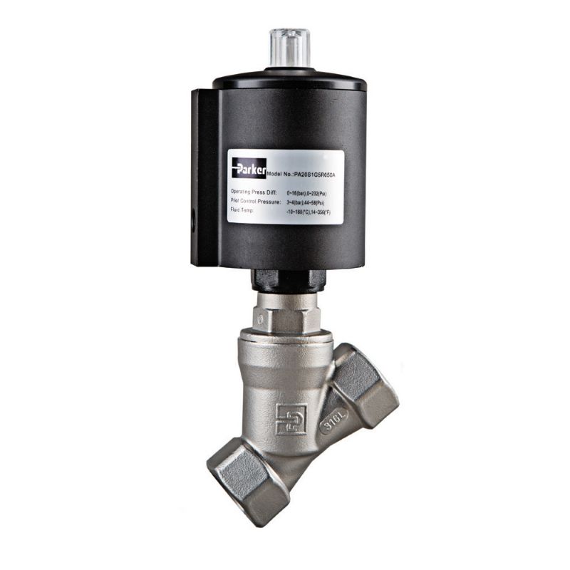 Picture of Parker PA20SAN5S050A - PA Series Angle Seat Valves