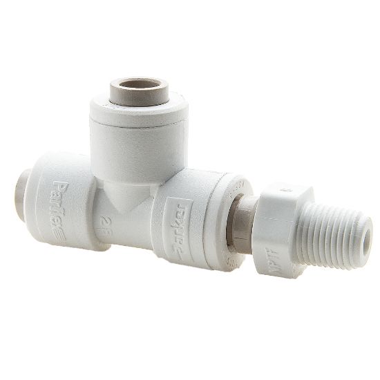 Picture of Parker PP4MRS2 - Push-to-Connect all plastic FDA compliant fitting, Parker TrueSeal