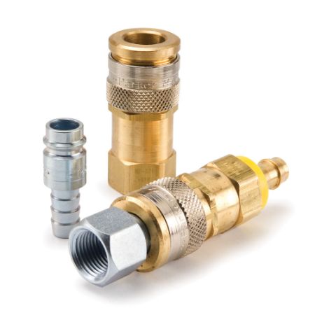 Picture for category High Flow, Air Tool and Breathing Air Quick Couplings (pneumatic) High Flow European Interchange - RF Series Nipples