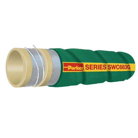 Picture of Parker SWC683G-3000 - TITANFLEX® MODIFIED XLPE CORRUGATED CHEMICAL SUCTION HOSE