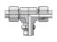 Picture of Parker TEE12ZLRCF - EO/EO-2 Tee, Adjustable Branch - TEE-R