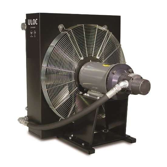 Picture of Parker ULOC-007D-M-A-SA - Complete Air Oil Cooler System with AC Motor - ULOC Series - (Americas)