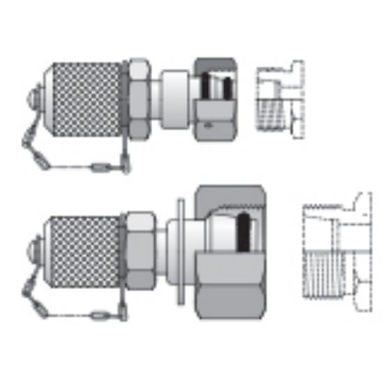 Picture of Parker VKA3/12SCF - In-Line Diagnostic Fittings and Adapters