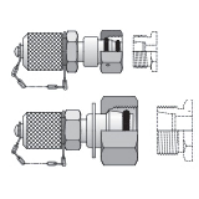 Picture of Parker VKA3/08SCF - In-Line Diagnostic Fittings and Adapters