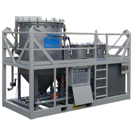 Picture for category Combination Filter Unit Vertical Pressure Leaf and Dual Vessel Filter Unit