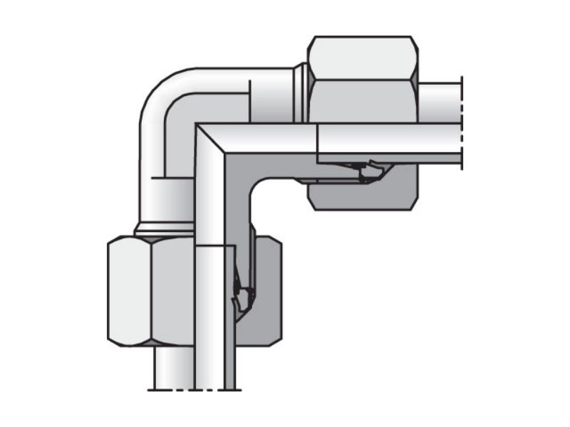 Picture of Parker W10SCF - EO/EO-2 90° Elbow, Union - W
