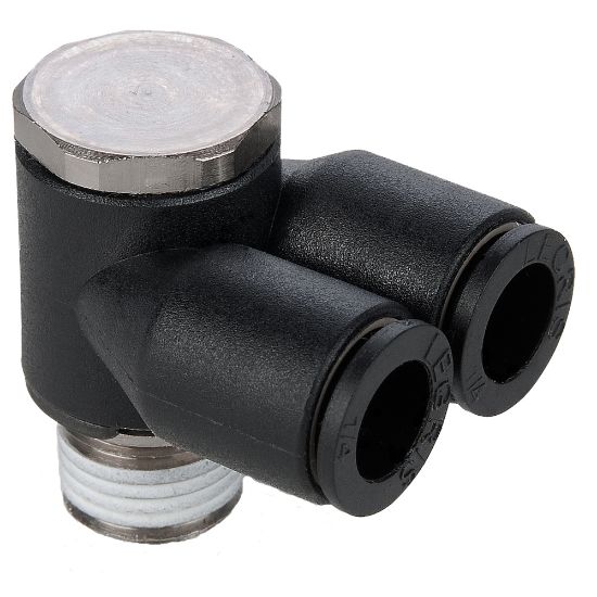 Picture of Parker W369PLPTJ-4-2 - Composite Push-to-Connect Fittings - PLP Composite