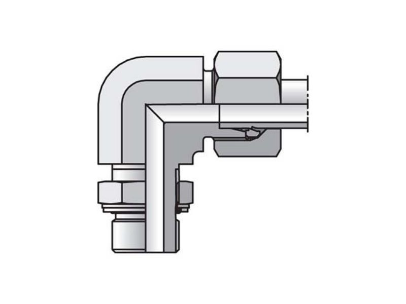Picture of Parker WEE06LMCF - EO/EO-2 90° Elbow, Adjustable - WEE-M