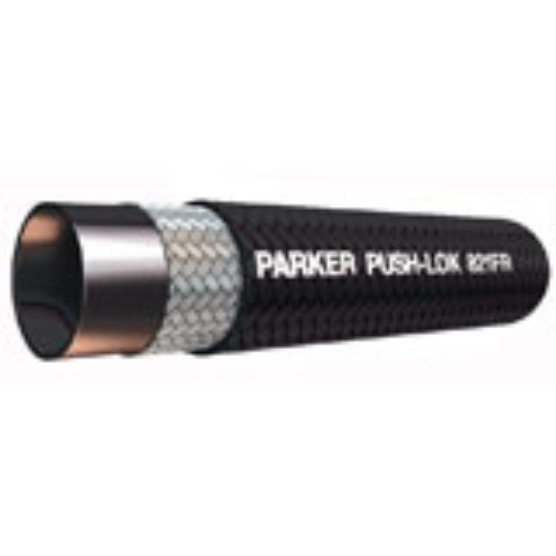 Picture of Parker 821FR-4-BLK - Push-Lok Fire Resistant Cover Multipurpose Hose 250-350 PSI – 821FR Hose