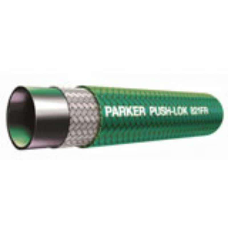 Picture of Parker 821FR-12-GRN - Push-Lok Fire Resistant Cover Multipurpose Hose 250-350 PSI – 821FR Hose