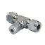 Picture of Parker 10-10-8 JLZ-M - Parker Tube Fitting, Drop Size Tee - A-LOK Series
