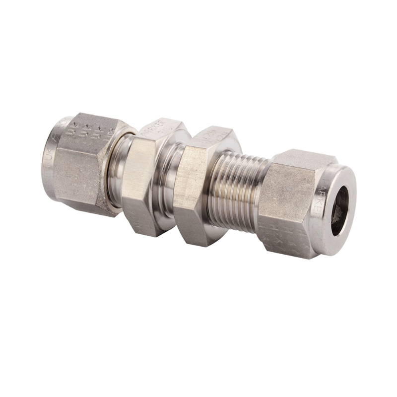Picture of Parker 6BC6-B - Parker Tube Fitting, Bulkhead Union  - A-LOK Series