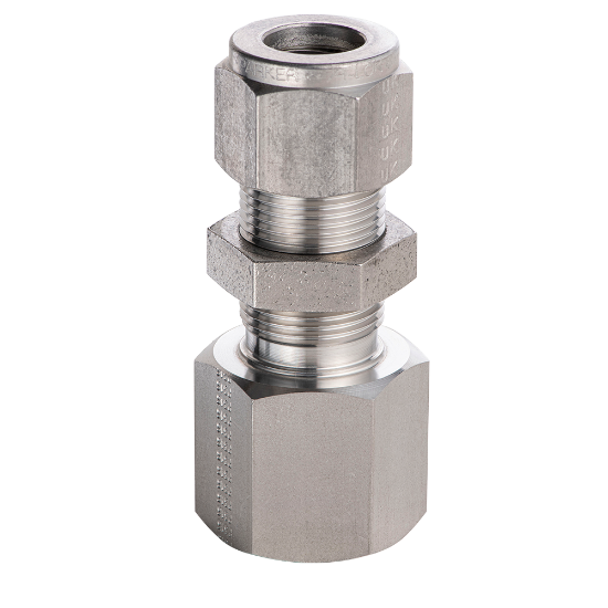 Picture of Parker 10FBC8N-825 - Parker Tube Fitting, NPT Female Bulkhead Connector - A-LOK Series