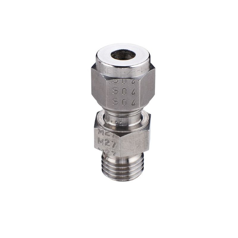 Picture of Parker 8M1SC6-316 - Parker Tube Fitting, Male Connector to SAE Straight Thread - A-LOK Series