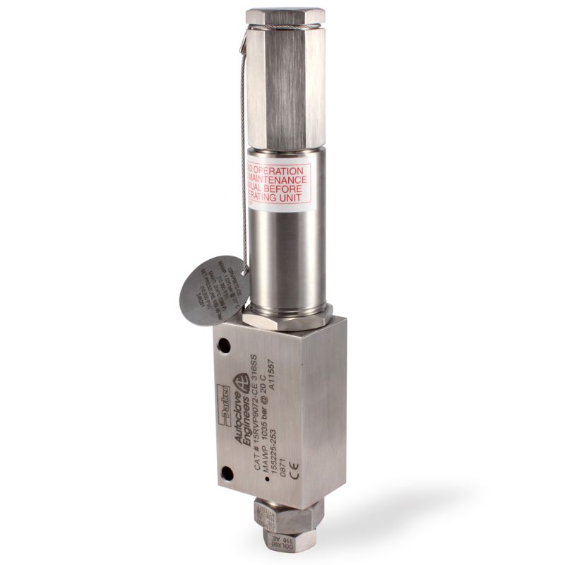 Picture of Parker 20RVP9072HT - Autoclave RVP Series Relief Valve - 3,000 psi (206 bar) to 75,000 psi (5171 bar)