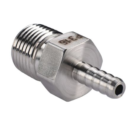 Picture for category Parker Tube Fitting, Barbed Connector to Male Pipe - A-LOK Series