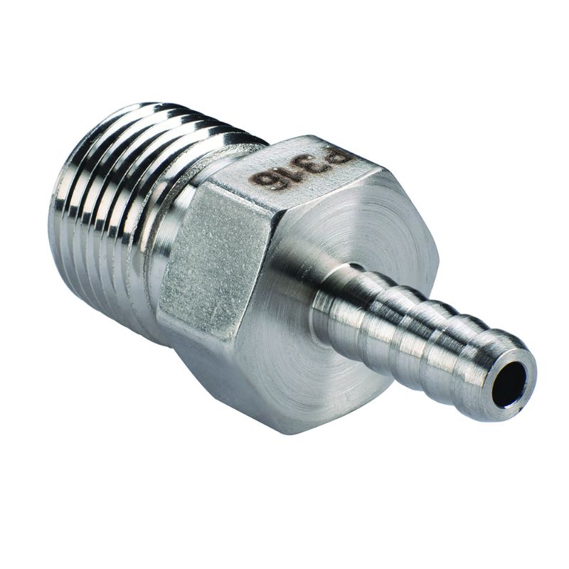 Picture of Parker 6-4 B2HF-316 - Parker Tube Fitting, Barbed Connector to Male Pipe - A-LOK Series