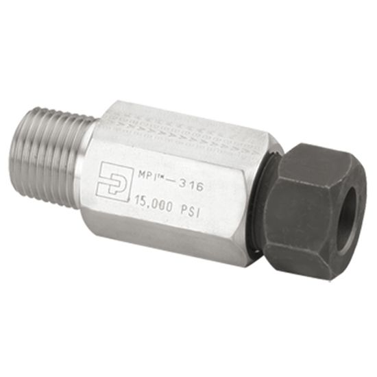 Picture of Parker 4-4 NBMP7-SS - Tube Fitting, Inverted Two ferrule Compression - MPI Series