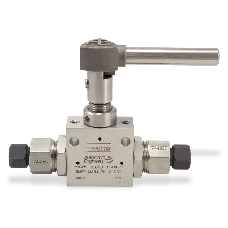 Picture of Parker 12F-MAB12LPK-KZ-SSP - Ball Valve, 15,000 PSI - MAB Series