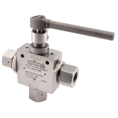 Picture for category Autoclave 3B (3 Way) Ball Valve Series - 20,000 PSI (1379 bar)