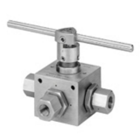 Picture of Parker 4B6S10M12 - Autoclave 4B Series Ball Valves - 10,000 PSI (690 bar)