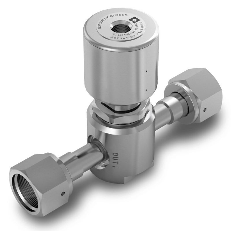 Picture of Parker 870AOPLPNCSFS8FF - Ultrahigh-purity (UHP) High-flow Diaphragm Valve – 870 Series