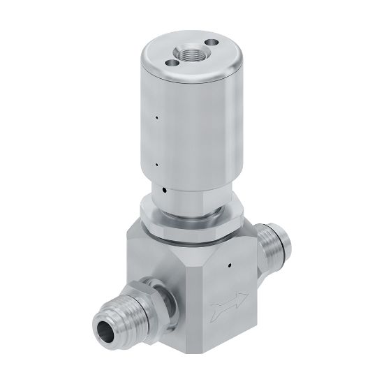 Picture of Parker 930AOPLPNCSFSMM - Ultra-High Purity (UHP) Low Flow, Low Pressure Diaphragm Valve – 930 Series