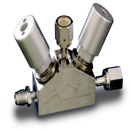 Picture of Parker 945Y1NC/NCFSFFFA - Ultra-High Purity (UHP) High-pressure Diaphragm Valve Manifold – 945Y Series