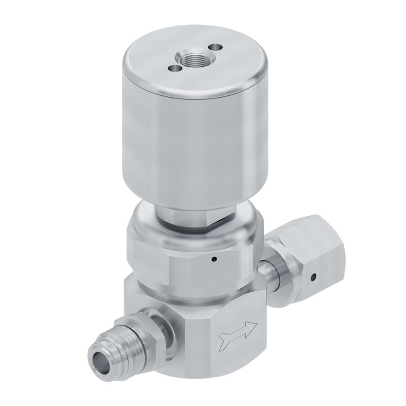 Picture of Parker 955AOPLPNCSFSMFVESP - Ultra-High Purity (UHP) High Flow Diaphragm Valve – 955 Series