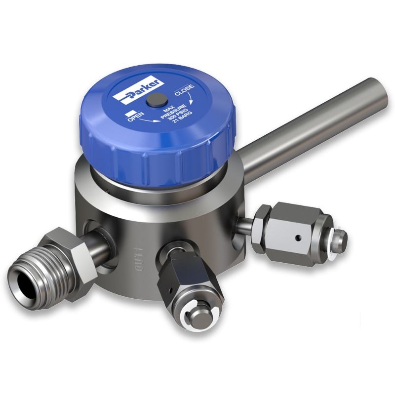 Picture of Parker BDVS28KFS12F1P2 - UHP Bulk Diaphragm Valve — BDV Series