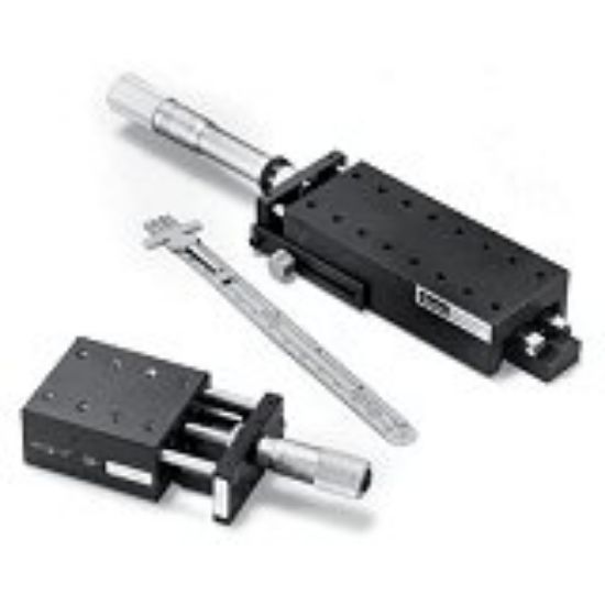 Picture of Parker CR4002 - Manual Driven, Cross Roller Bearing Guided, Standard Linear Positioning Stages - CR4000 Series