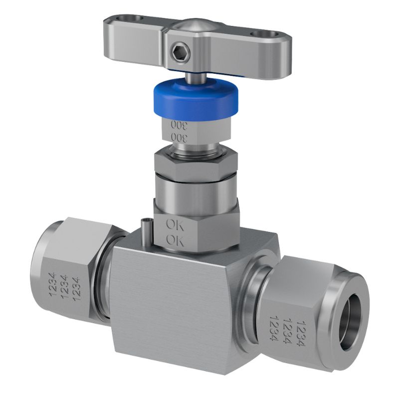 Picture of Parker FECHNVS4A - Needle Pattern Hand Valves, Straight and Angle Styles – H Series