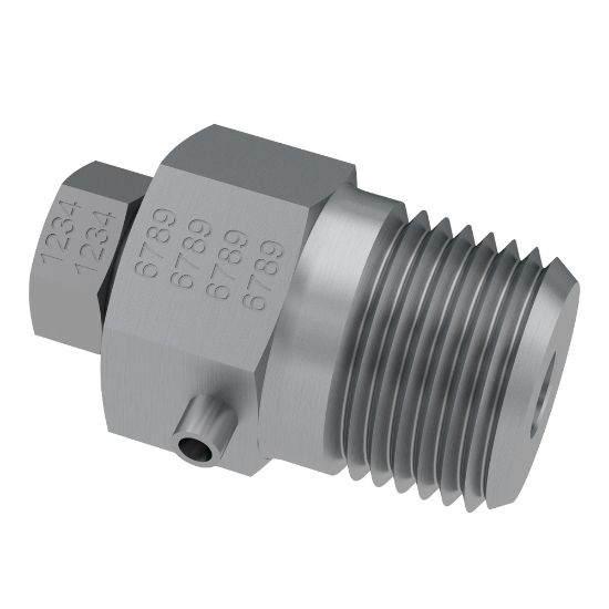Picture of Parker HBVM4M - Pressure Blanking Plug with Bleed – HBV Series