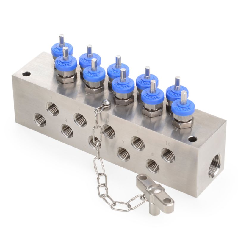 Picture of Parker HCDMS103STKATNC - 6,000 PSI Distribution Manifold - H Series