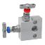 Picture of Parker HD6MO2MSB3 - 2, 3 and 5 Valve instrument manifolds, needle pattern, direct mount - H Series