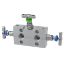 Picture of Parker HD6MO3MDTP3 - 2, 3 and 5 Valve instrument manifolds, needle pattern, direct mount - H Series